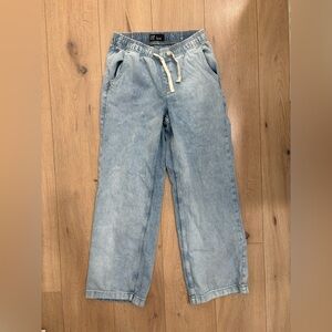 Gap High Rise Pull-On Wide-Leg Jeans